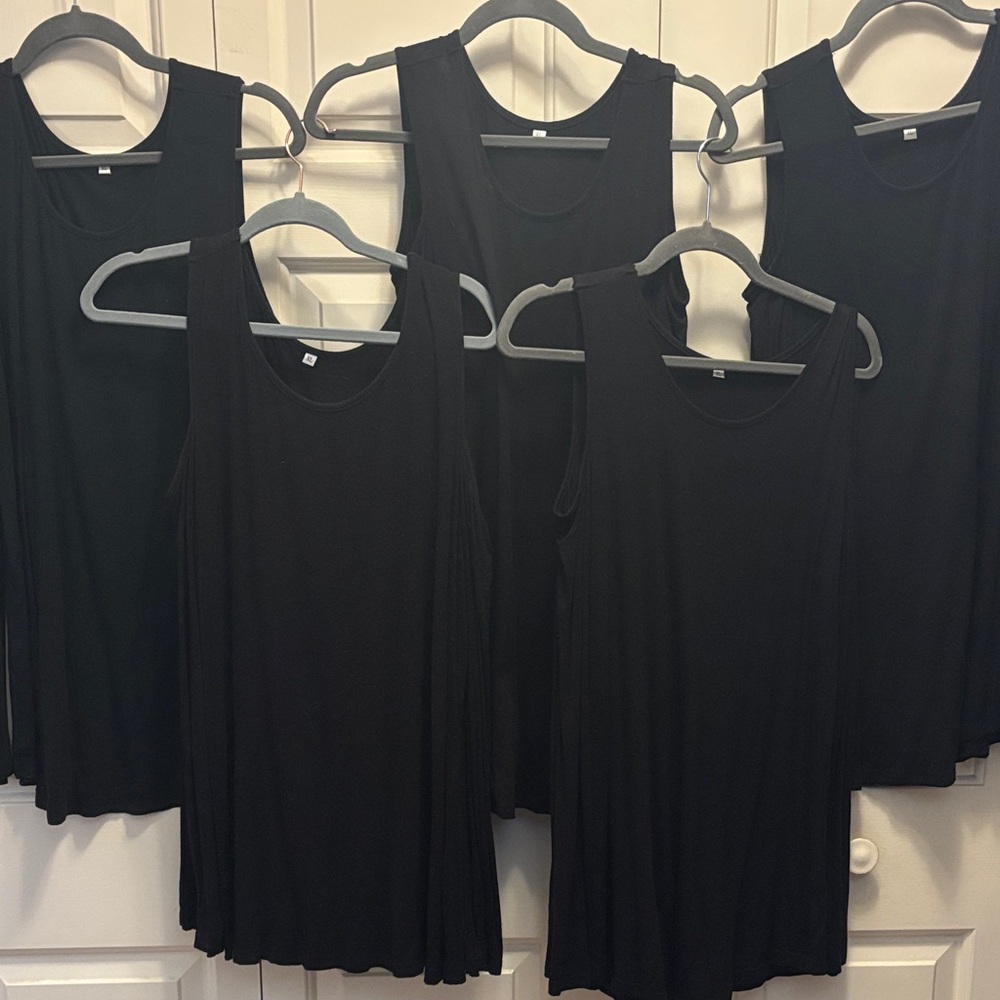 Amazon Black Women's long sleeve / lot of 5